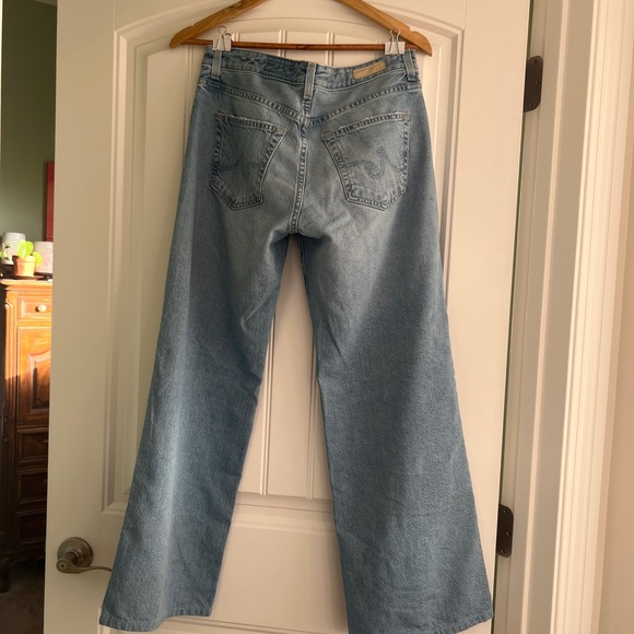 AG Adria Low Rise Baggy Wide Leg Jeans - Size 26 - EUC - Picture 4 of 7